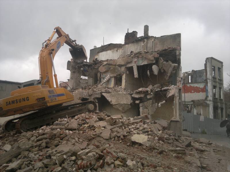 fatih toplu bina yıkımı